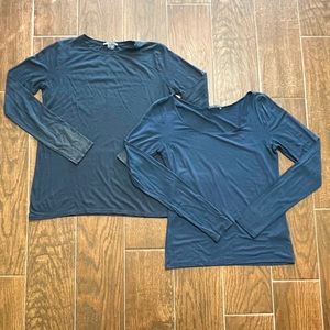 Women’s 2pc Bundle SARAH PACINI & VINCE Long-Sleeve Tops (Size 2 / XS)